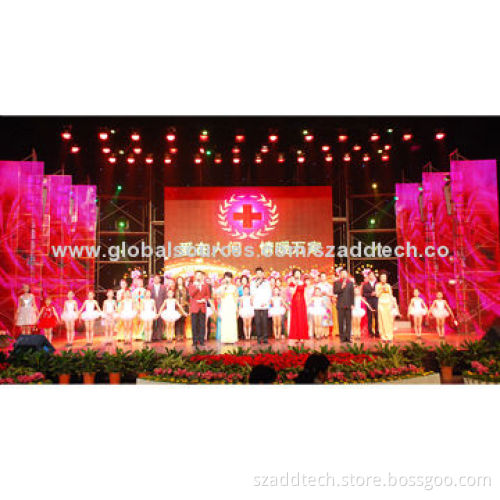 P7.62mm Indoor LED Video Screen for Stage Background Use